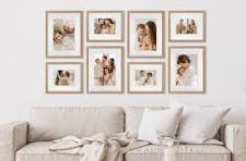 Mad Masters Customized Collage Photo Frames for Wall, Personalised Photo Frame with Photo Upload for Couple, Family, Kids in Bedroom, Living Room and Gift... Colour:3 Images - Image 2